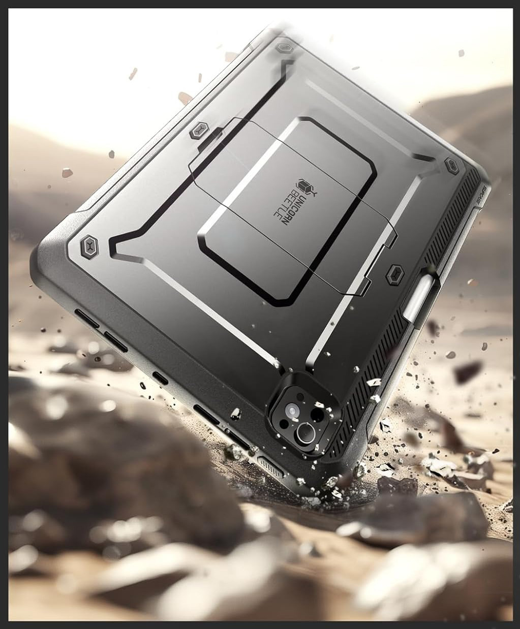 Etui pancerne Supcase UB Pro SP do iPad Pro 11 M4 5gen. 2024, czarne